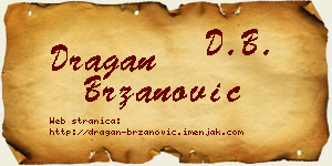 Dragan Brzanović vizit kartica